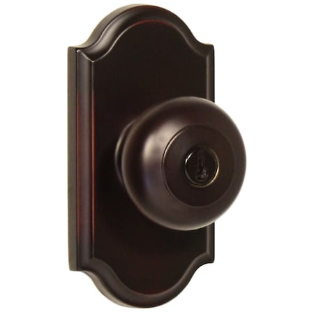Weslock Knob Lockset, Entrance, Knob, Grade 2 01740I1I1SL23